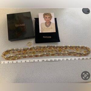 Joan Rivers Torsade Collection 5 Piece Necklace Set.